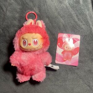 The Monsters The BIG ENERGY Labubu Plush Keychain Toy - “Love”
